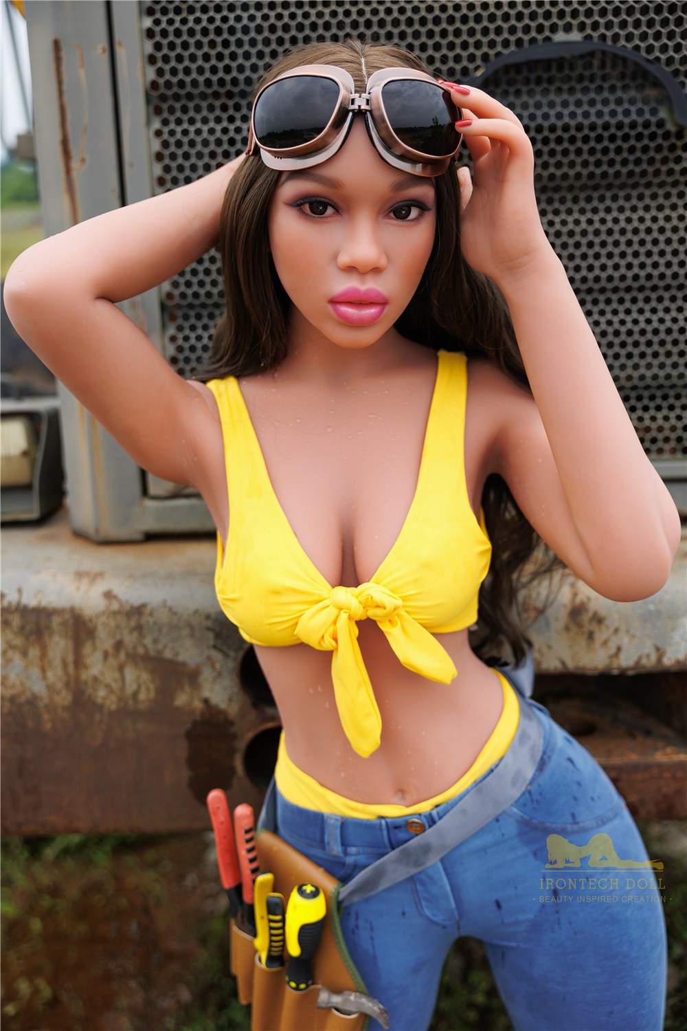163 cm moins poupée sexuelle réelle TPE Penny Irontech Doll