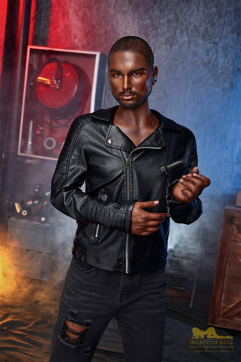 Poupée sexuelle ébène 170cm M1 Kevin