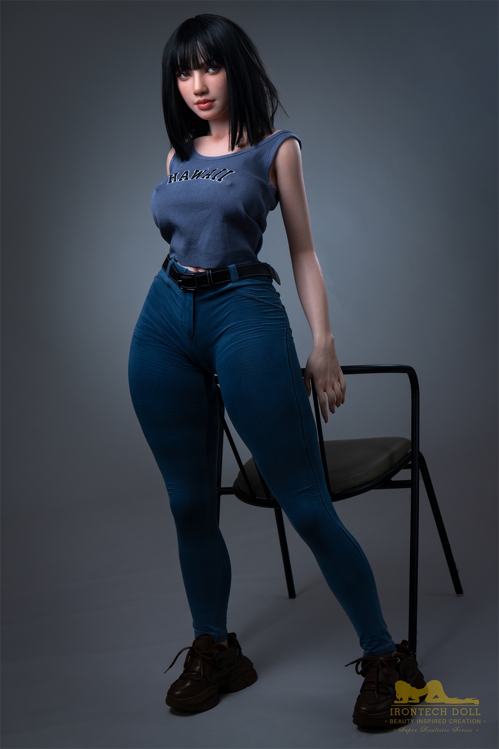 Poupée sexuelle en silicone Celebrity 153 cm S30 Rita