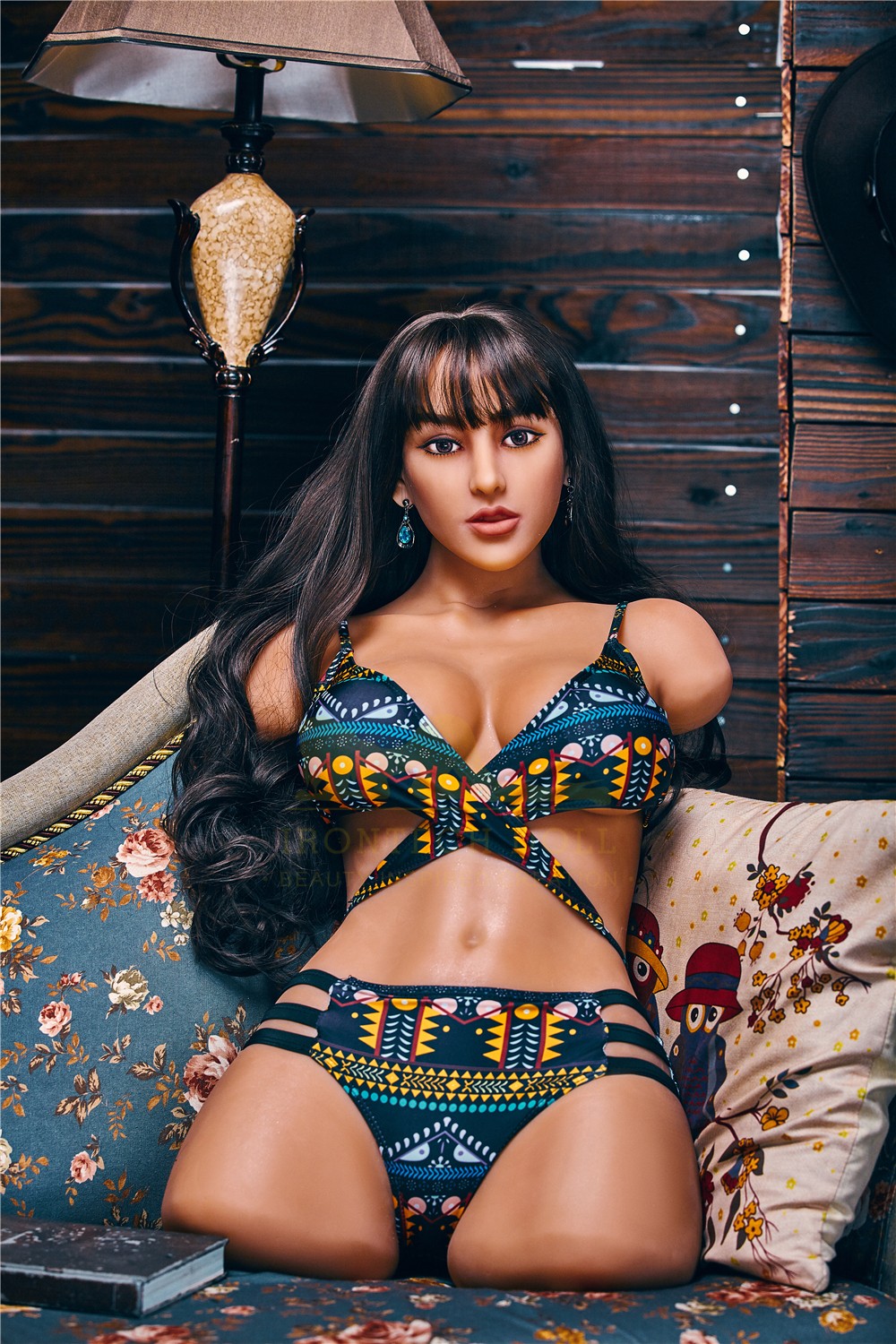 Irontech Doll 90cm TPE Poupée Sexuelle Torse Cecelia Bronzé