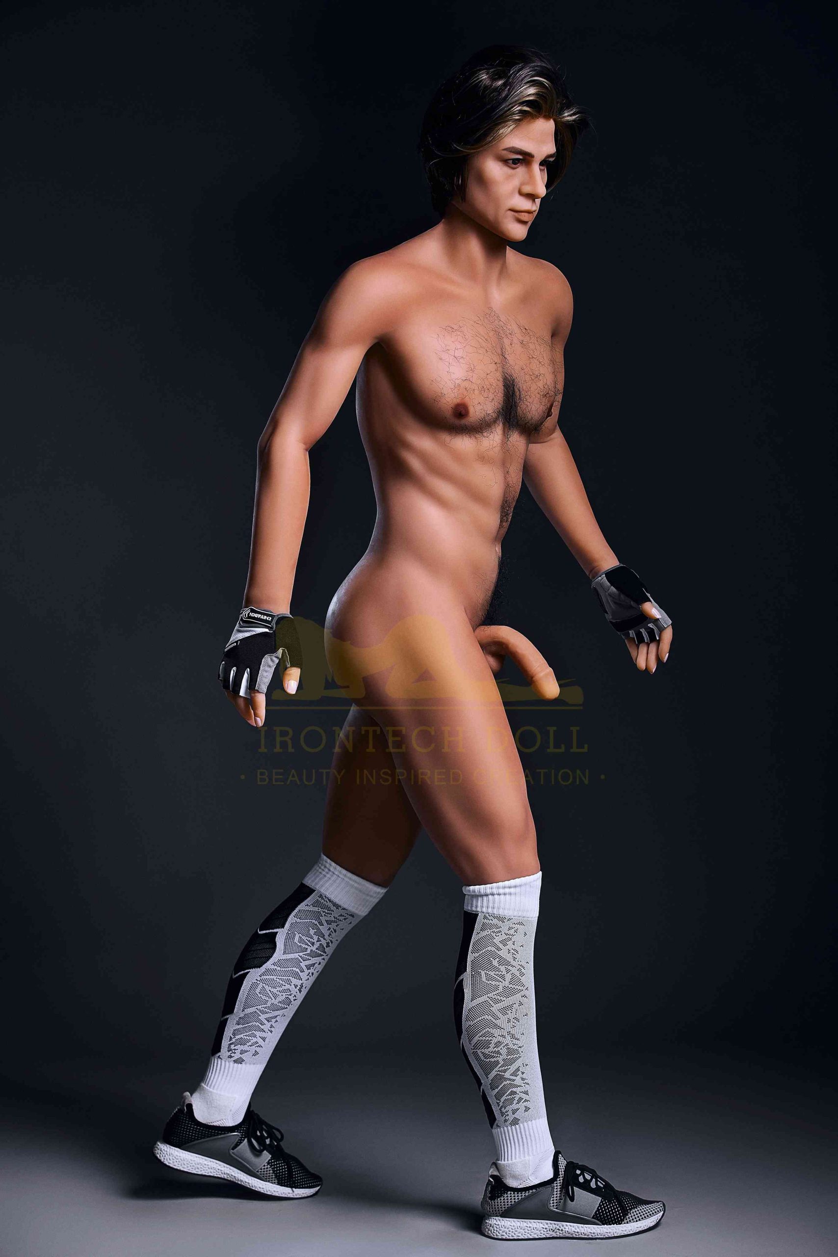 Poupée sexuelle athlétique TPE poupée masculine 175 cm Charles