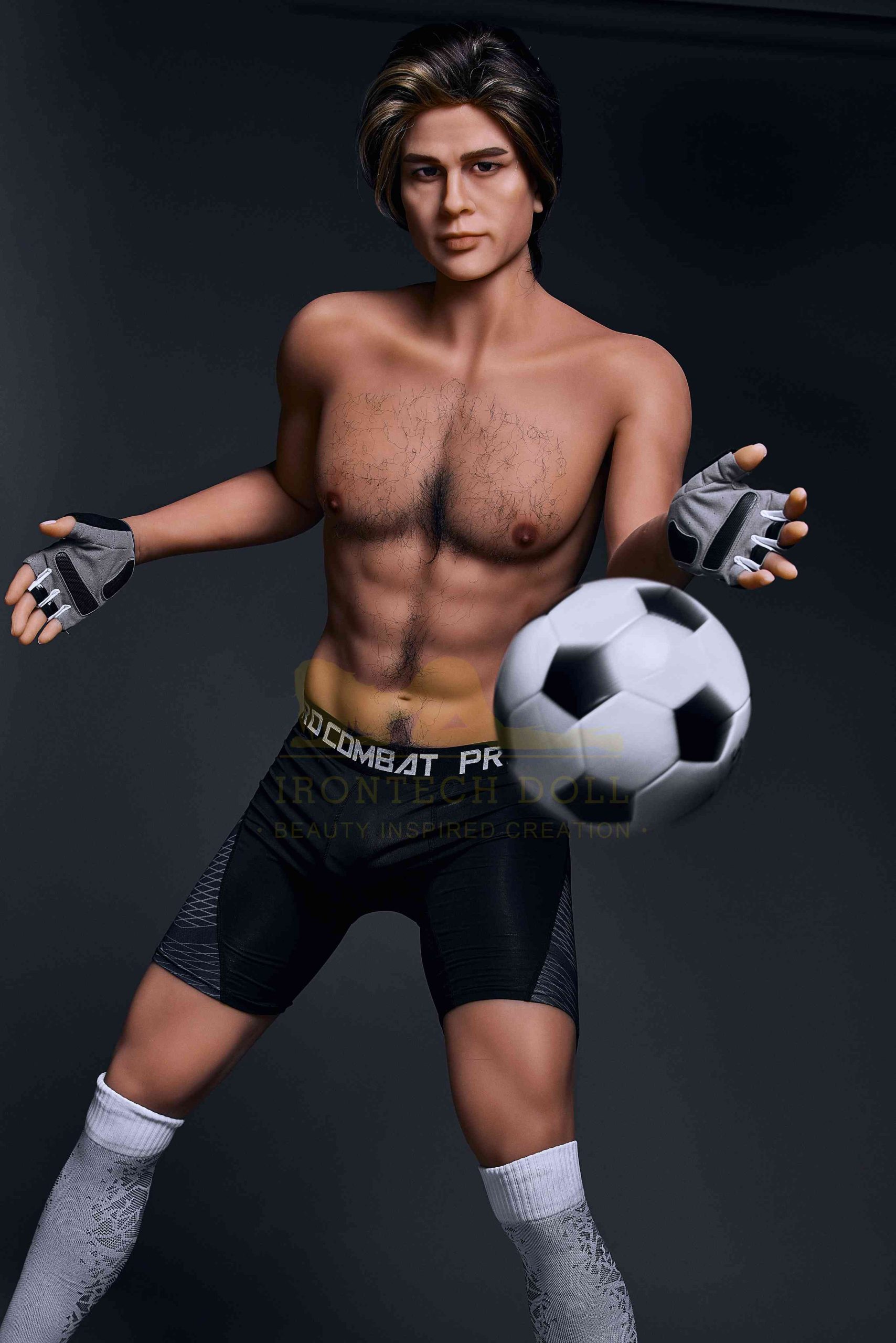 Poupée sexuelle athlétique TPE poupée masculine 175 cm Charles
