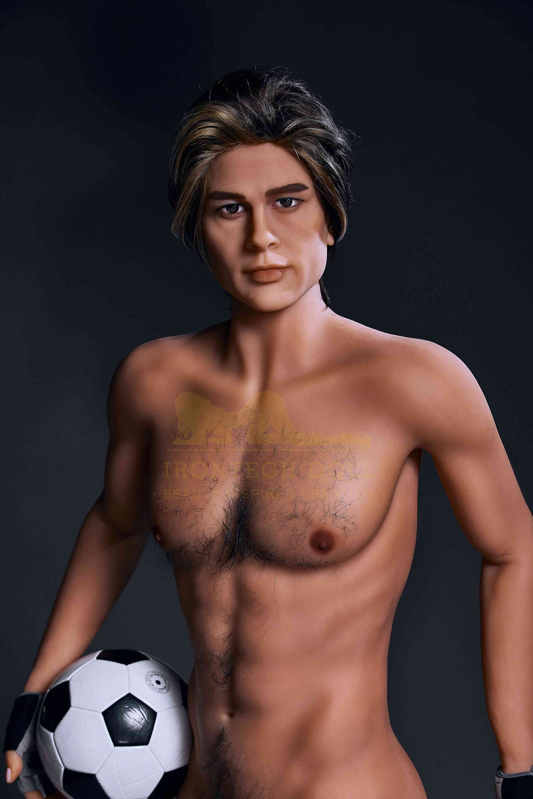 Poupée sexuelle athlétique TPE poupée masculine 175 cm Charles