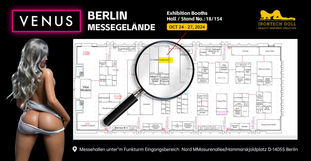 irontech poupée venus berlin stand