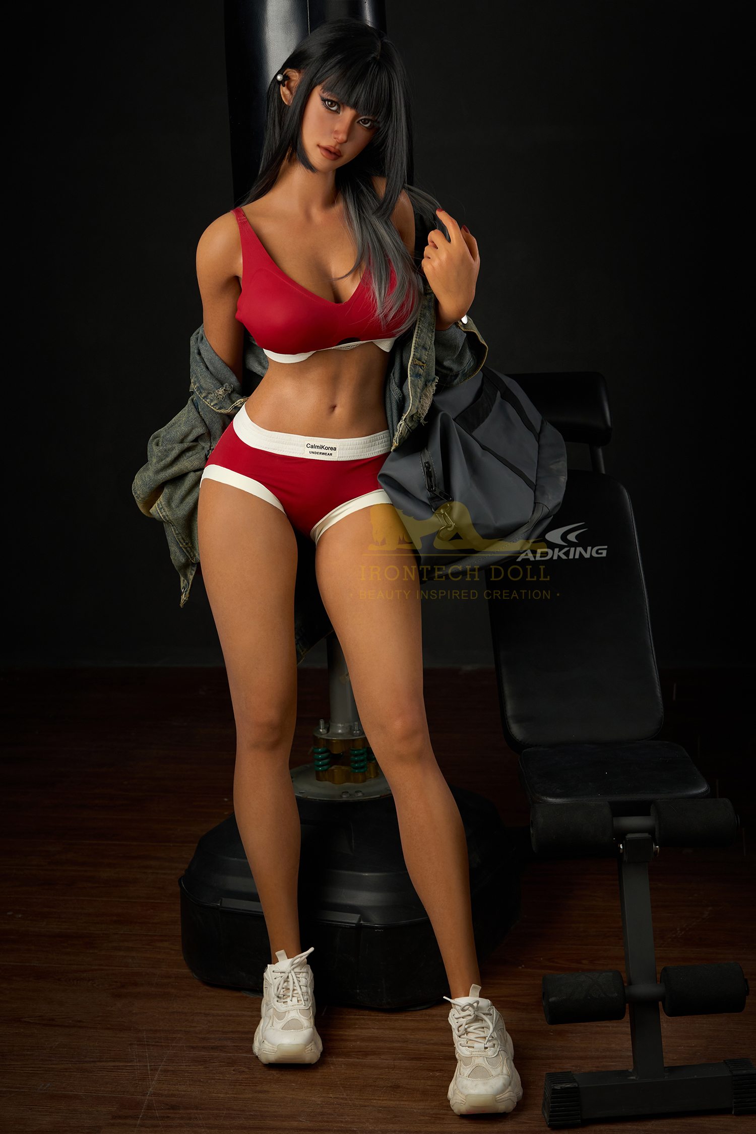 Poupée Sexuelle Athlétique 161cm S14 Miku Bronzé Foncé – Fitness Queen