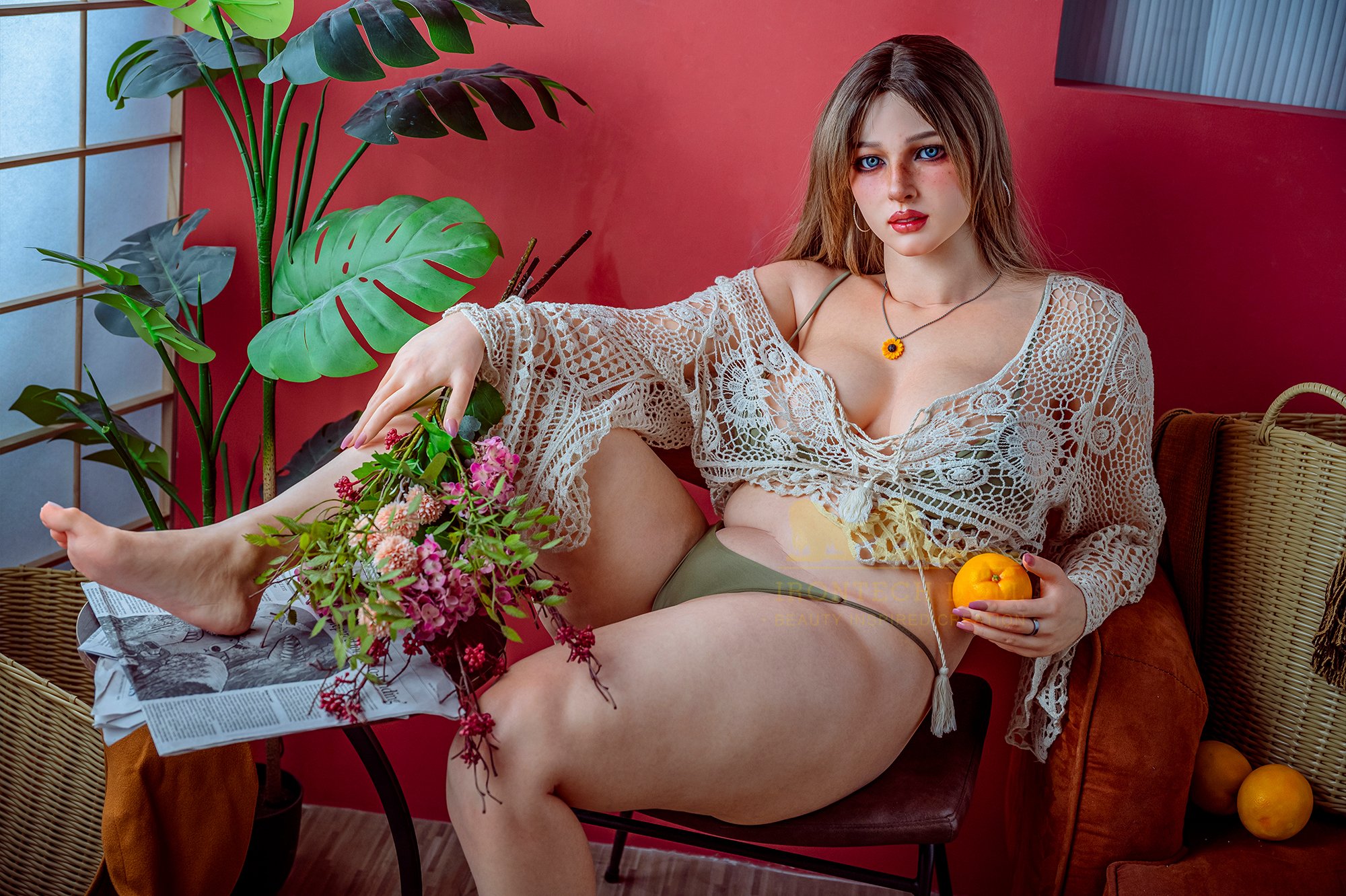 [Série Naturelle Optimisée] Poupée Sexuelle BBW 162 cm Plus S29 Fenny – Roman Holiday