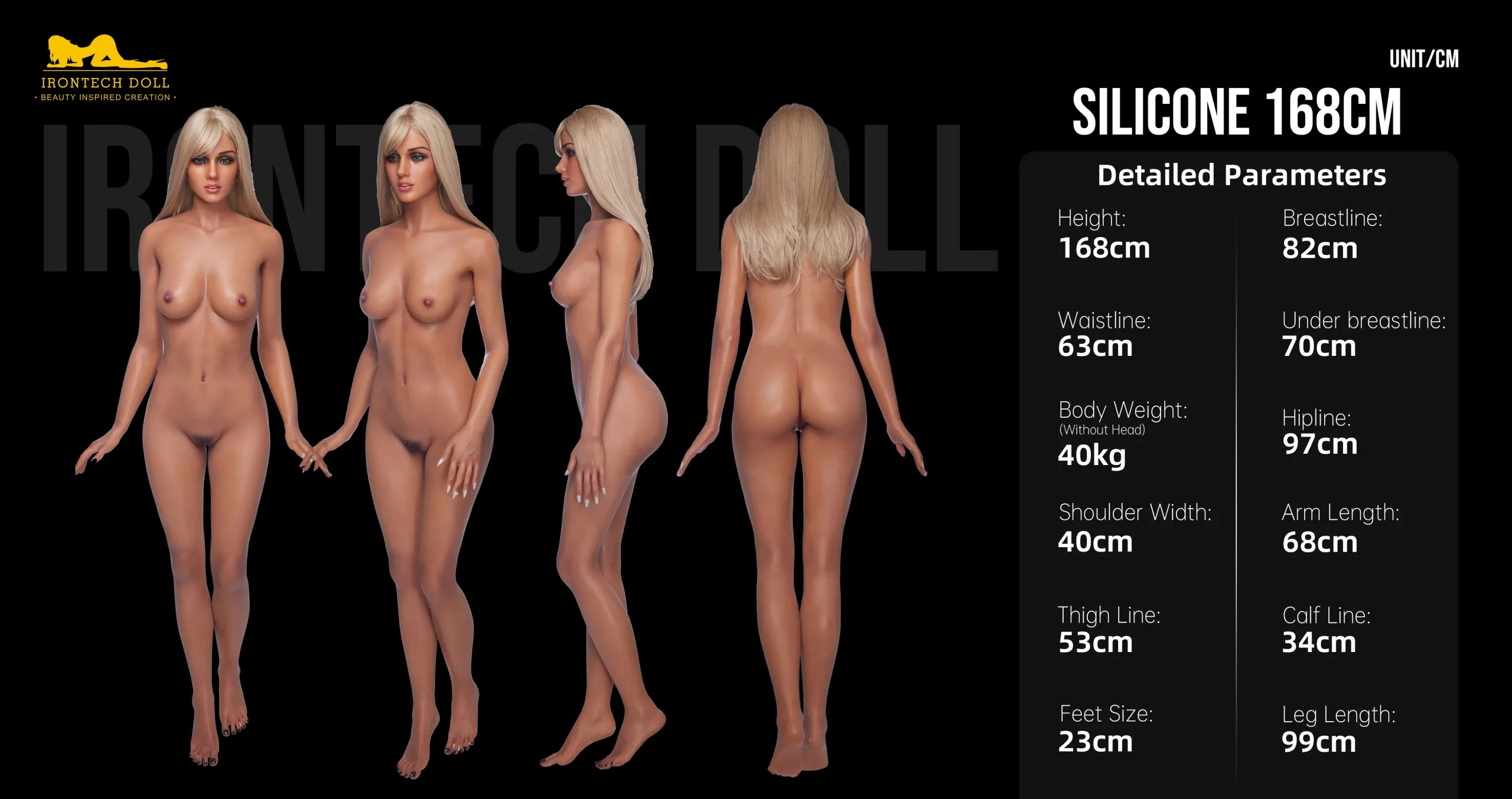 Silicone 168 cm